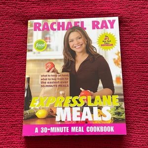 Express lane meals, by Rachael Ray, Food Network, a 30 minute meal cookbook.